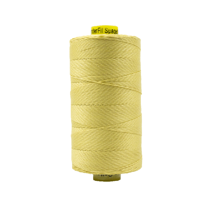 26 - 12wt Cotton Spagetti 400m - Soft Yellow by Wonderfil