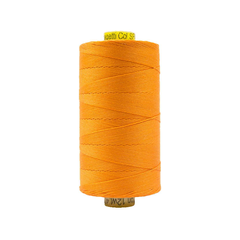 40 - 12wt Cotton Spagetti 400m - Orange by Wonderfil