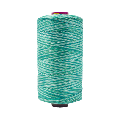 22 - Fruitti 12wt Cotton 400m - Peacock by Wonderfil