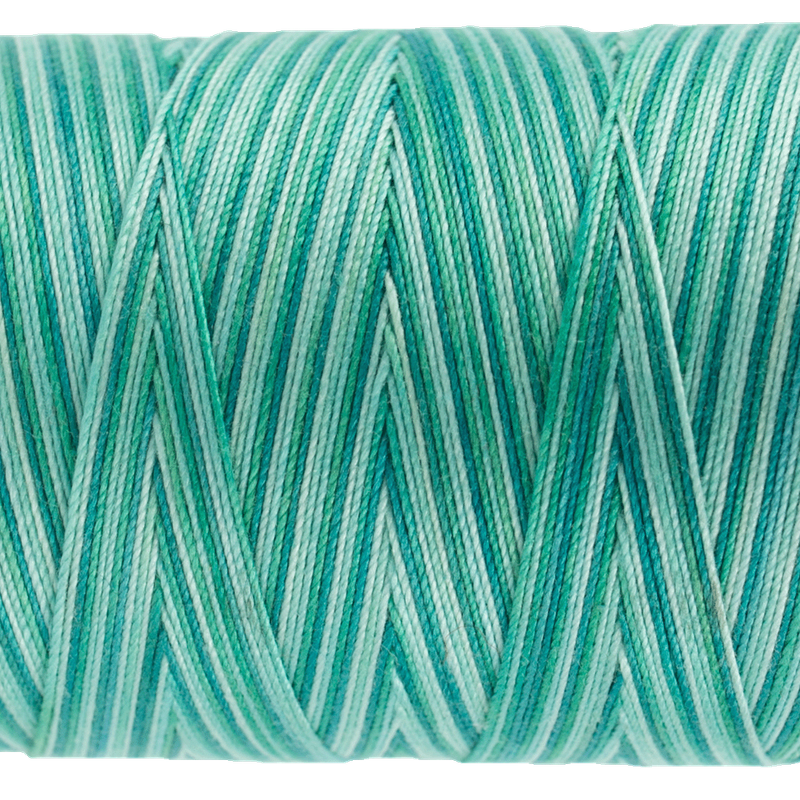 22 - Fruitti 12wt Cotton 400m - Peacock by Wonderfil