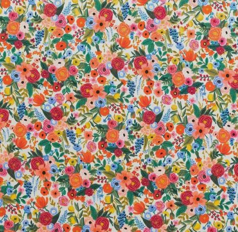 Wildwood Petite Garden Party in Cream by Rifle Paper Co. for Cotton + Steel