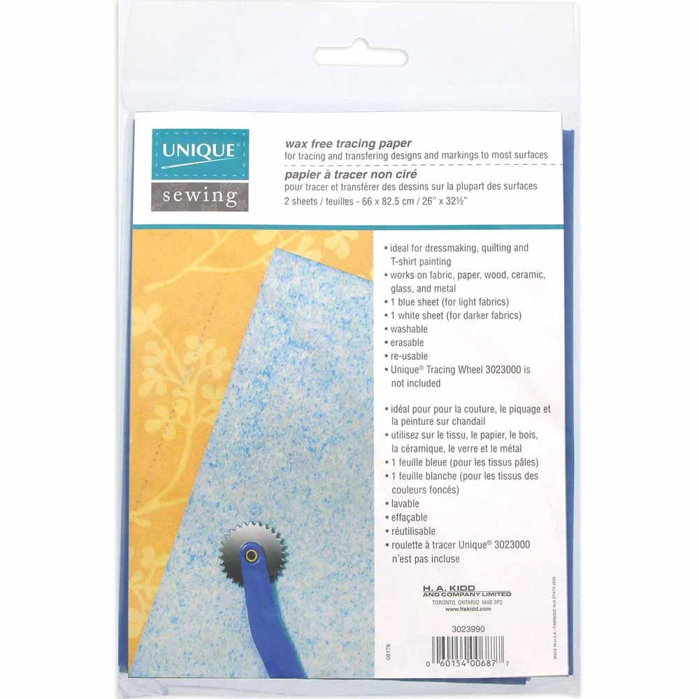 Unique Sewing Wax Free Tracing Paper Large (66x82cm) - 2 sheets