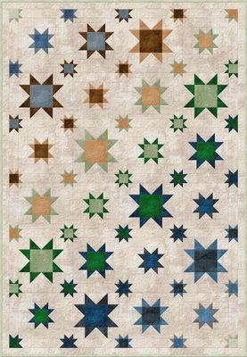 Wilmington Prints | Starstruck Quilt Kit | Approx. 53" x 77"