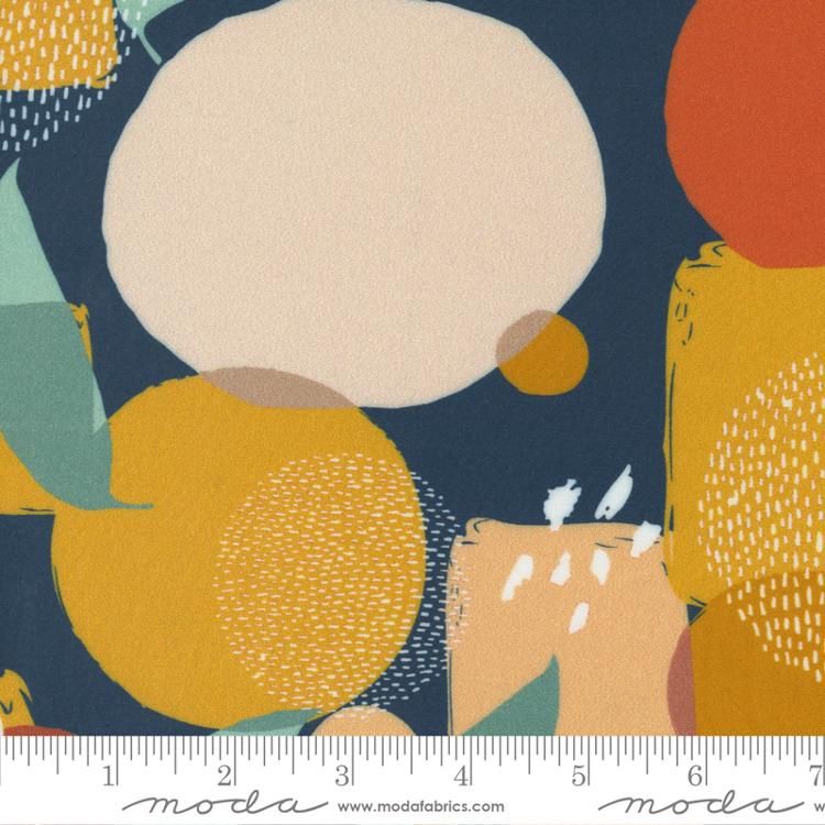 Frisky 100% Rayon | Citrus Garden in Moody by Zen Chic for Moda Fabrics 1770R-18