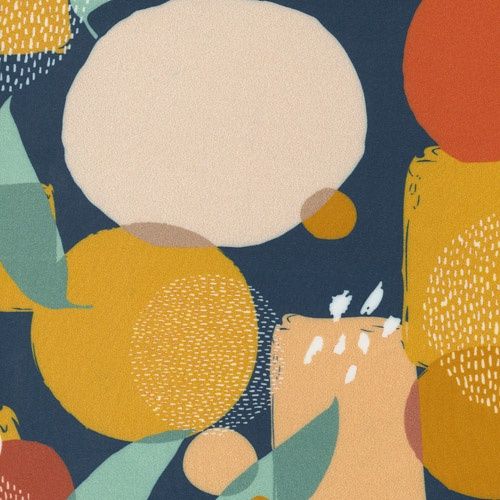 Frisky 100% Rayon | Citrus Garden in Moody by Zen Chic for Moda Fabrics 1770R-18