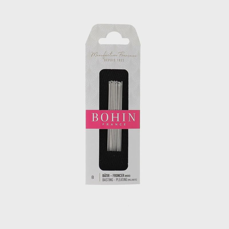 Bohin Milliners Needles for Basting and Gathering - 15 pcs