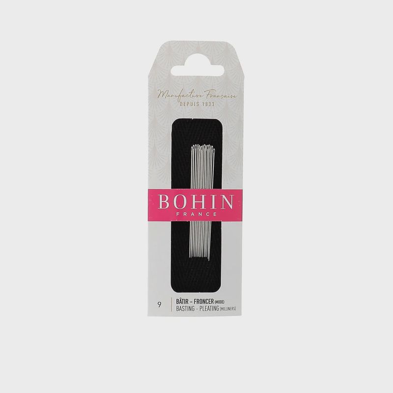 Bohin Milliners Needles for Basting and Gathering - 15 pcs