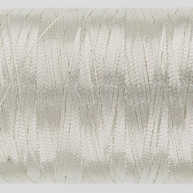 MT881 - Spotlite Metallic with Rayon Core 1000m, Silver by Wonderfil