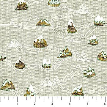Snowdrift Hills in Sage by Ester Fallon Lau for FIGO
