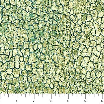 Imprint Flannel - Bark Texture in Light Green for Northcott Fabrics
