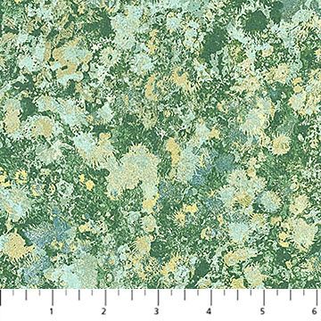 Imprint Flannel - Texture in Light Green Multi for Northcott Fabrics