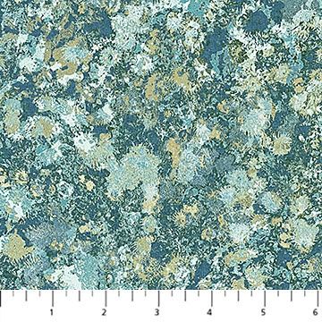 Imprint Flannel - Texture in Light Blue Teal for Northcott Fabrics