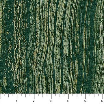 Imprint Flannel - Woodgrain in Dark Green for Northcott Fabrics
