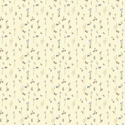 Story Book Plants in Yellow for FIGO Fabrics