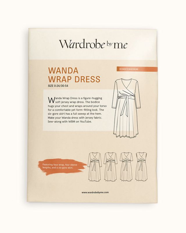 Wardrobe by Me - Wanda Wrap Dress - Paper Pattern