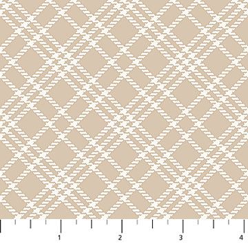 Always By My Side | Checks in Taupe 91331-30 | By Figo Studio