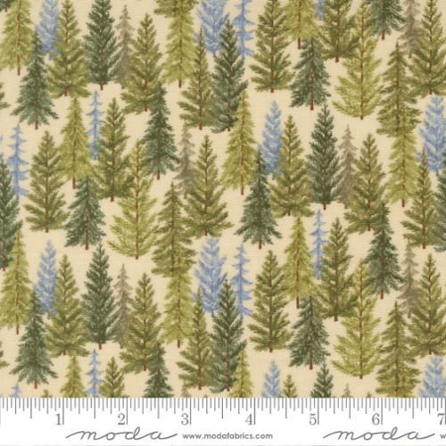 Northwoods Lodge | Tree Line in Natural | by Deb Strain for Moda