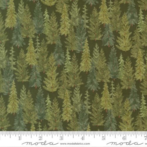 Northwoods Lodge | Tree Line in Pine | by Deb Strain for Moda