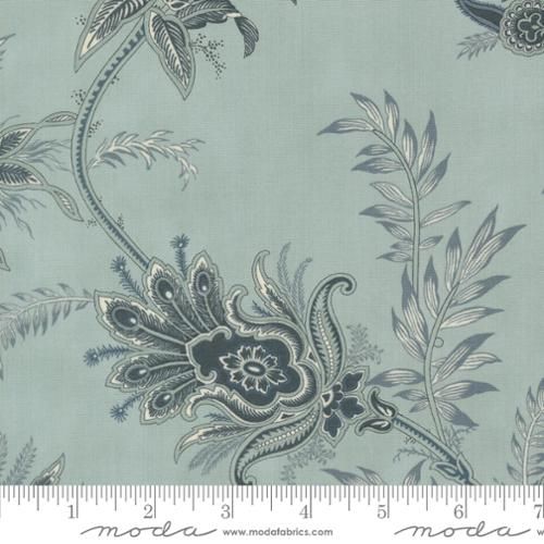 Breathtaking Blues | Plume Jacobean in Sky | by 3 Sisters for Moda