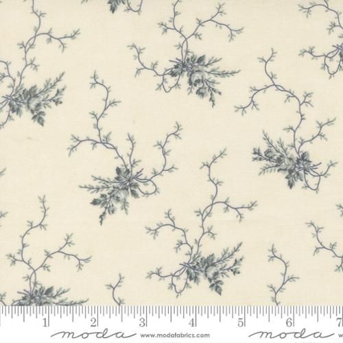 Breathtaking Blues | Rose Garden Florals in Porcelain | by 3 Sisters for Moda