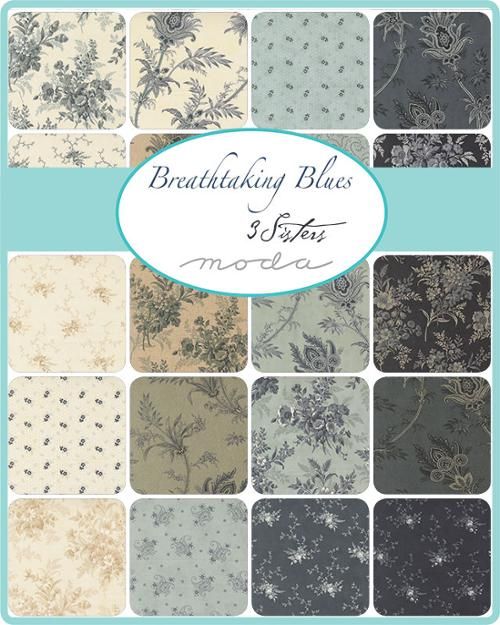 Breathtaking Blues | Fat Quarters - 30pcs | by 3 Sisters for Moda