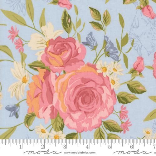 My Secret Garden | Grandmas Rose Garden in Sky | by Stacy lest Hsu for Moda