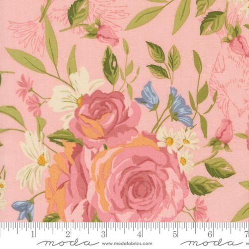 My Secret Garden | Grandmas Rose Garden in Petal | by Stacy lest Hsu for Moda