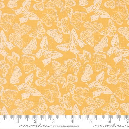 My Secret Garden | Flitter Flutter in Sunflower | by Stacy lest Hsu for Moda