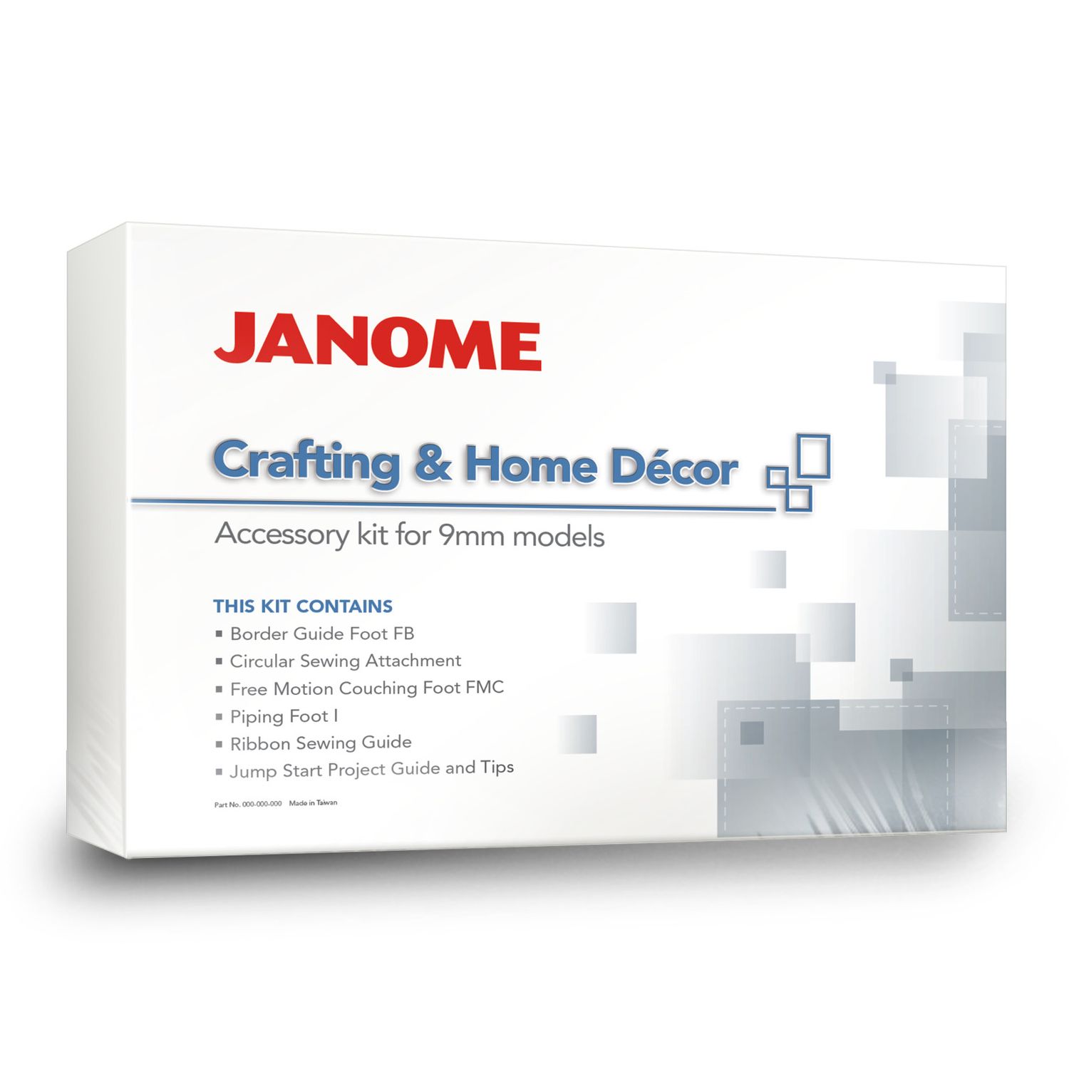 Janome Crafting and Home Decor Kit for 9mm Models