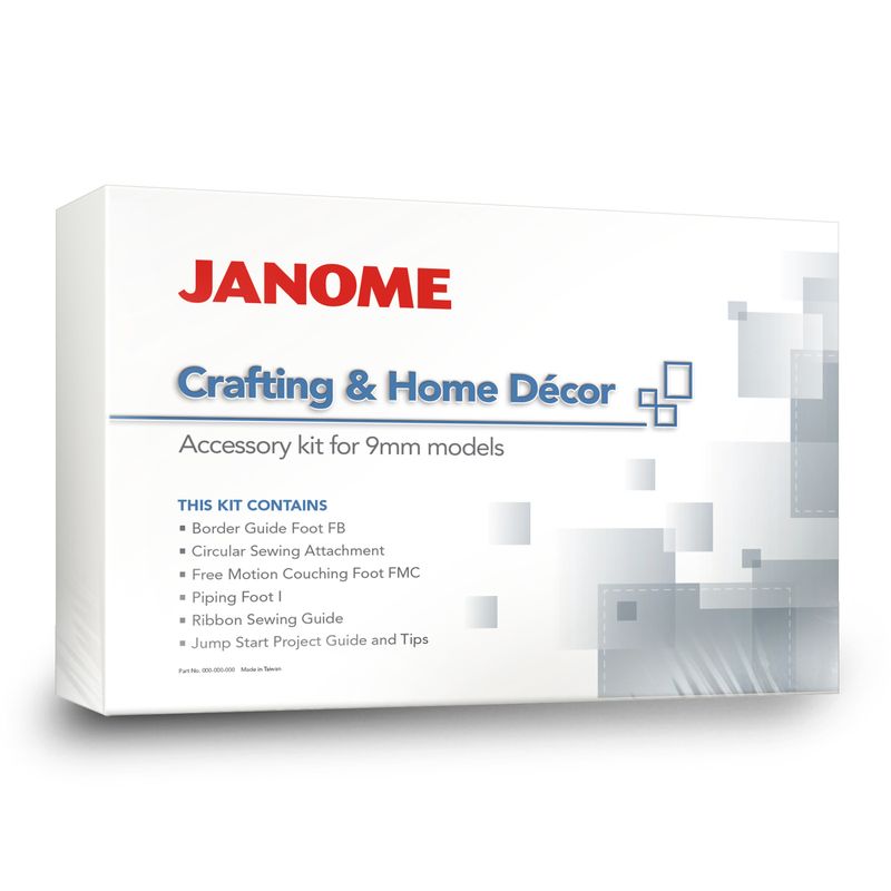 Janome Crafting and Home Decor Kit for 9mm Models
