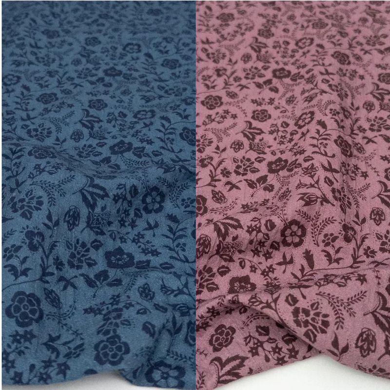 Floral Printed Cotton Jacquard - Assorted Colours