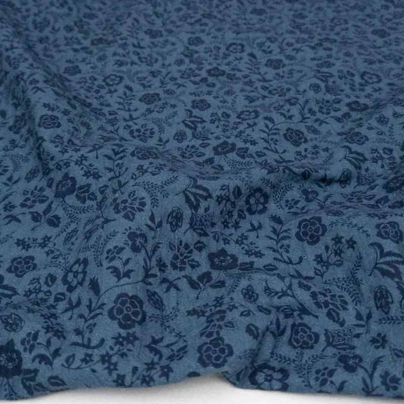 Floral Printed Cotton Jacquard - Assorted Colours