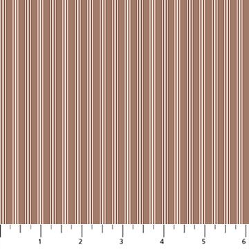 Story Book Stripe in Cinnamon for FIGO Fabrics