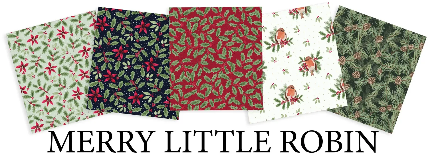 Merry Little Robin Fat Quarter Bundle - 5 pack