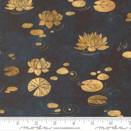 Tranquil Patina | Midnight 48110-14 by Debbie Maddy for Moda Fabrics