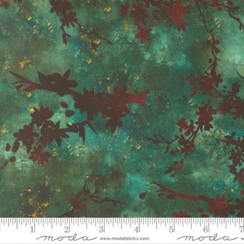 Tranquil Patina | Teal 48111-12 by Debbie Maddy for Moda Fabrics