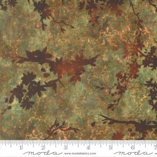 Tranquil Patina |  Bronze 48111-13 by Debbie Maddy for Moda Fabrics