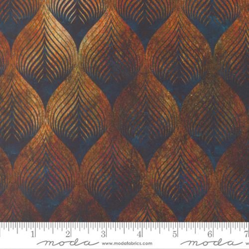 Tranquil Patina | Copper 48118-13 by Debbie Maddy for Moda Fabrics