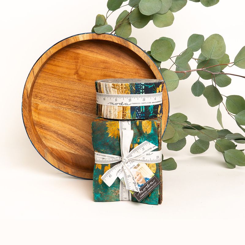 Tranquil Patina 30pcs Fat Quarter Bundle by Debbie Maddy for Moda Fabrics