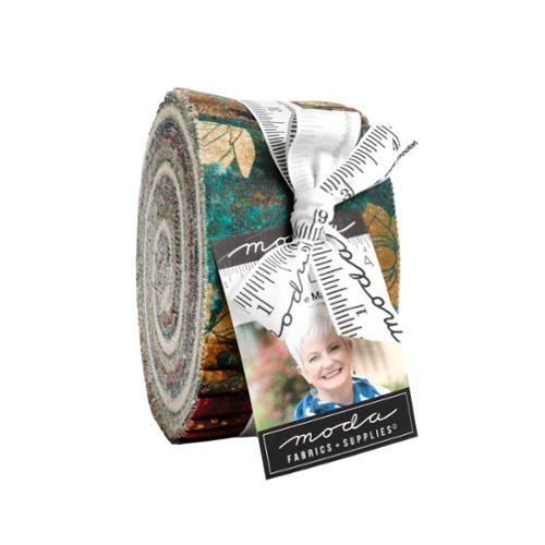 Tranquil Patina Jelly Roll (2.5" strips)  by Debbie Maddy for Moda Fabrics