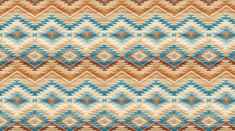 Stonehenge Canyon | Navaho Stripe in Clay Multi DP29142-34 | By Deborah Edwards for Northcott