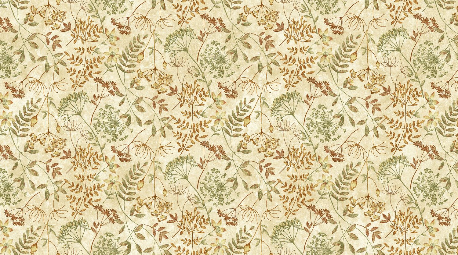 Stonehenge Organics | Meadow Flowers in Beige Multi 29305-12 | by Linda Ludovico for Northcott