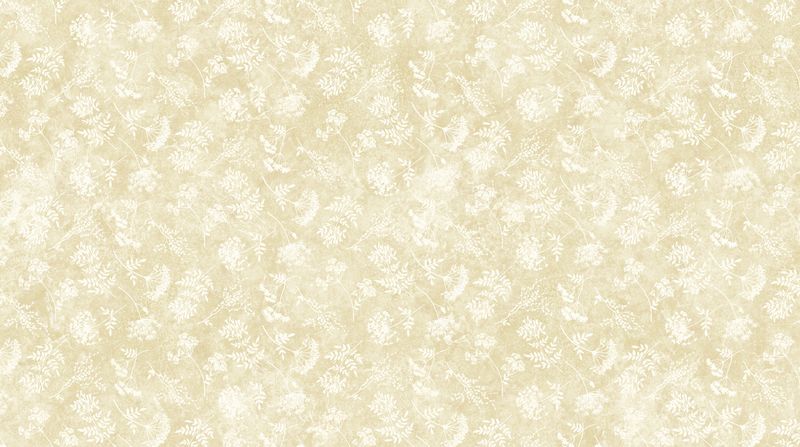 Stonehenge Organics | Floral Toss LG in Beige 29310-12 | by Linda Ludovico for Northcott