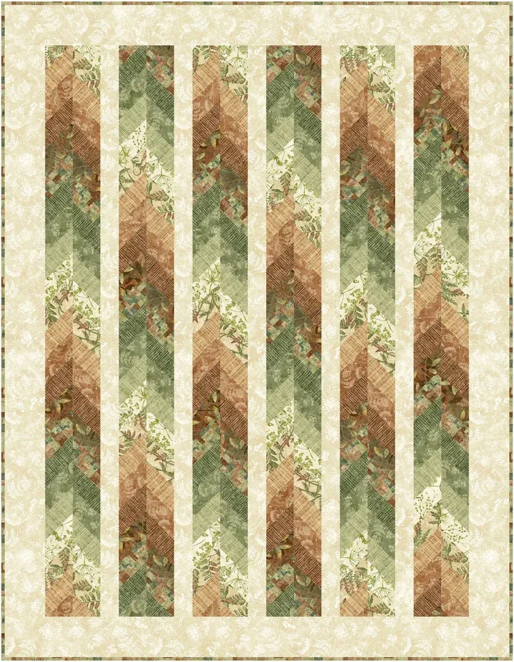 Chevrons Quilt Paper Pattern by Patti's Patchwork - Various Sizes