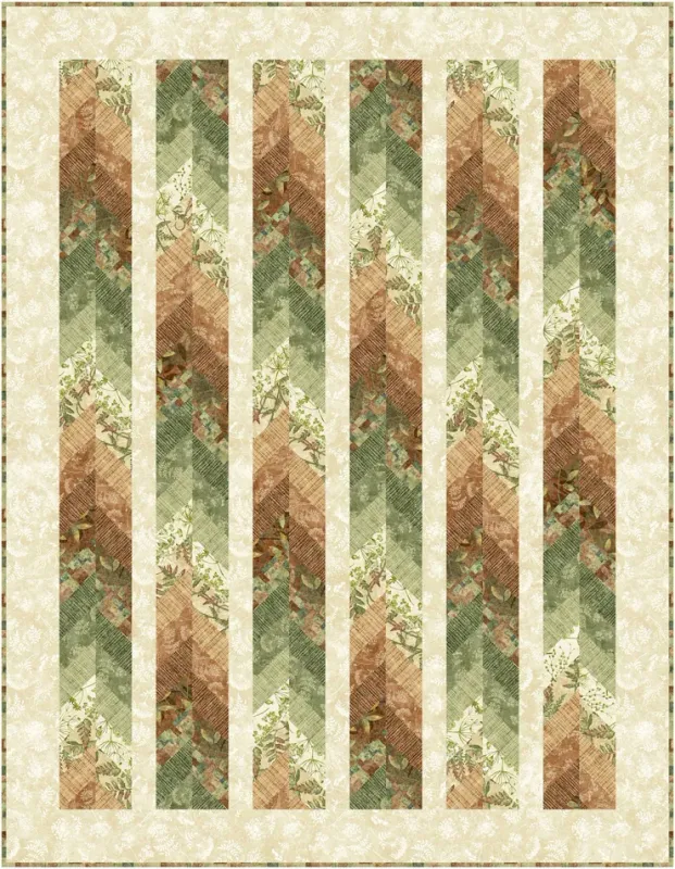 Chevrons Quilt Paper Pattern by Patti's Patchwork - Various Sizes