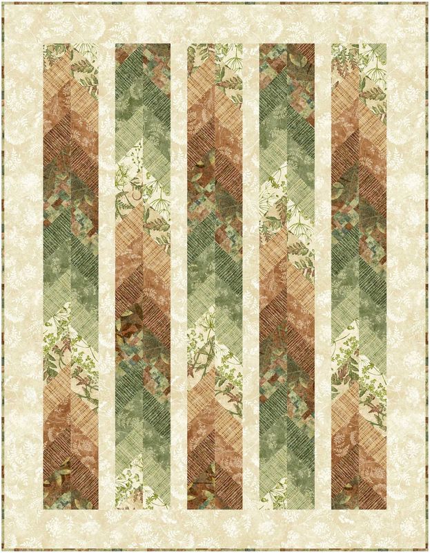 Chevrons Quilt Paper Pattern by Patti's Patchwork - Various Sizes