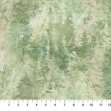 Altitude | Multi Trees in Green DP29154-73 | By Deborah Edwards and Melanie Samra for Northcott