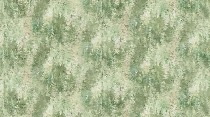 Altitude | Multi Trees in Green DP29154-73 | By Deborah Edwards and Melanie Samra for Northcott