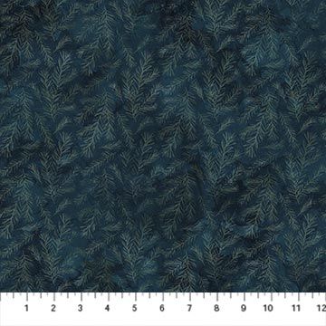 Altitude | Pine Branches in Navy DP29158-49 | By Deborah Edwards and Melanie Samra for Northcott