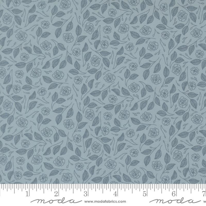 Petalush | Tapestry Small Floral in Wind 26166-19 | By Kiley's Quilt Room for Moda